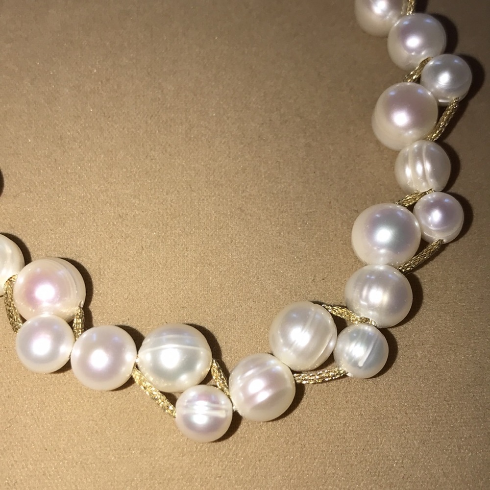 Honora-Cultured-FreshwaterPearl-7.0mm-Ringed-Bubble-Pattern-Necklace